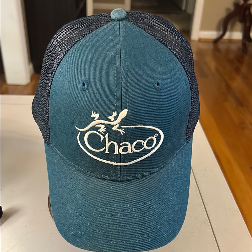 Chaco Teal and Navy Trucker Hat